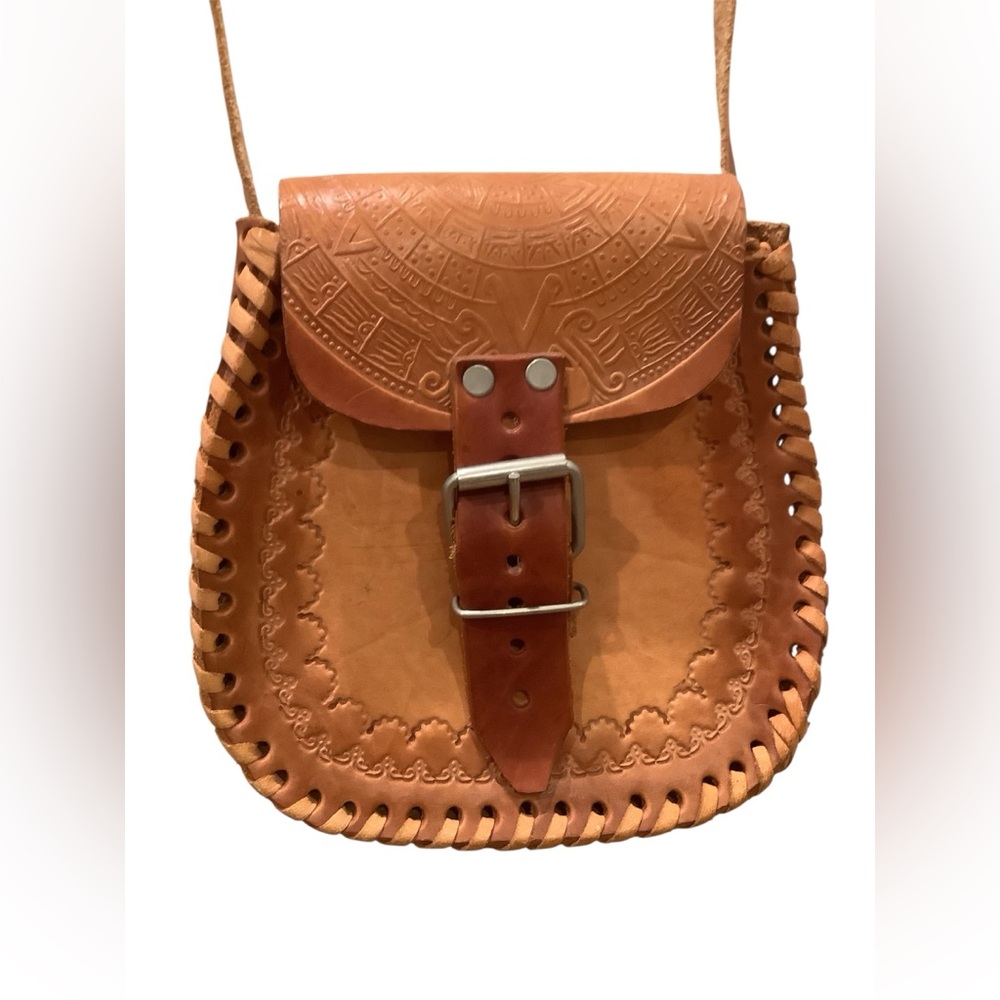Handmade Leather Messenger Bag Purse
